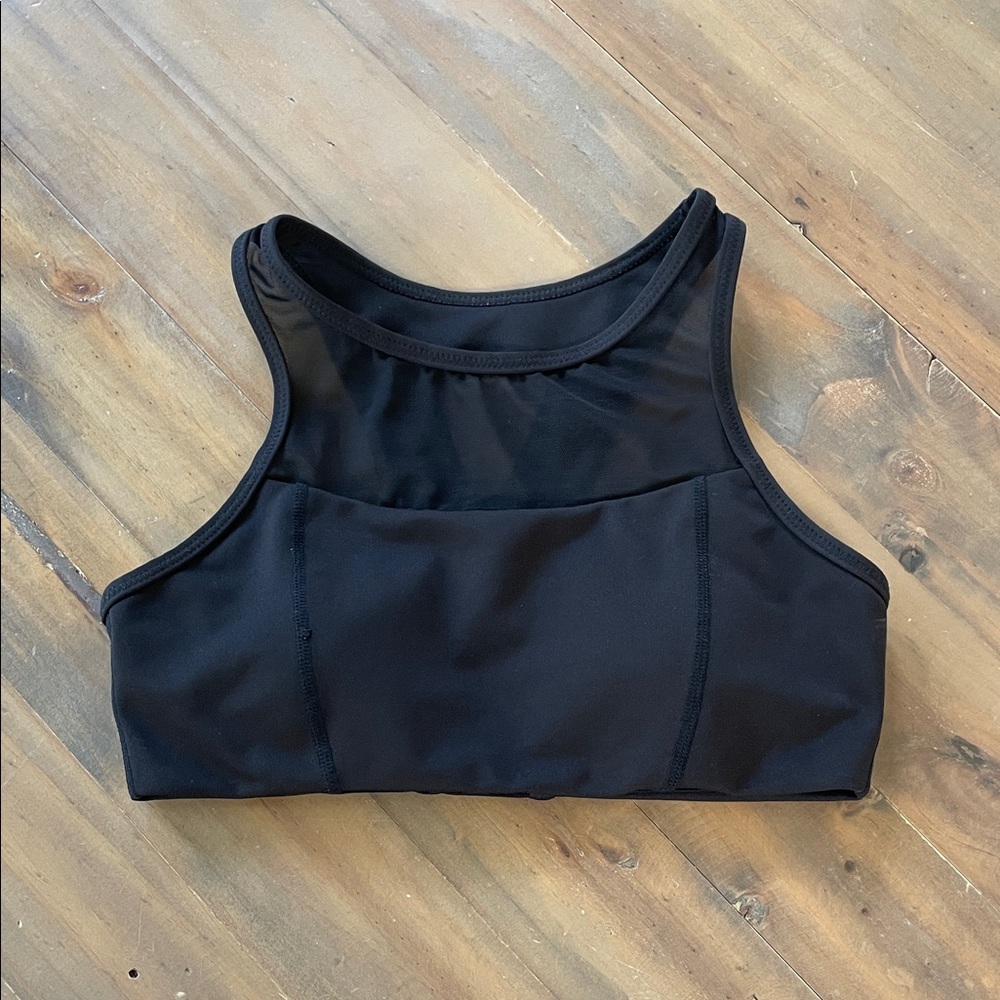 Capezio Black Bra Top